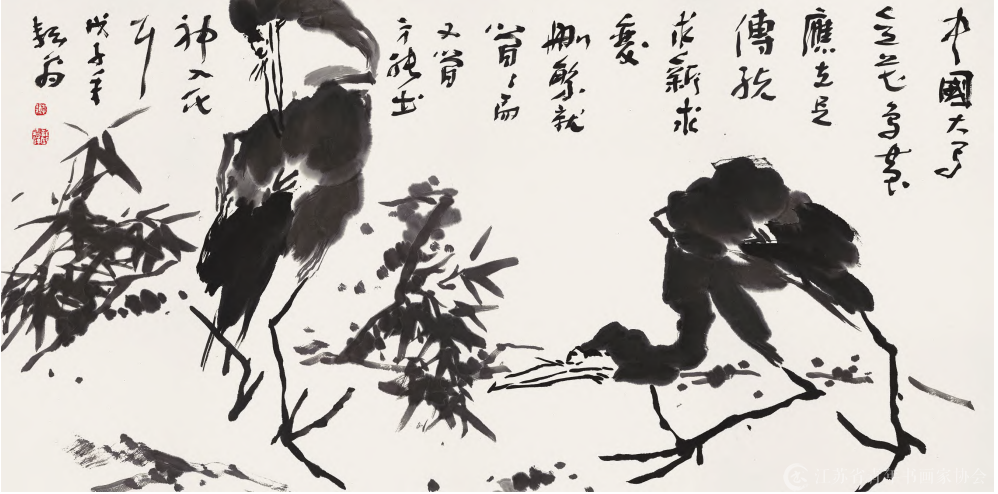 论大写意花鸟画家薛志耘先生其人其画