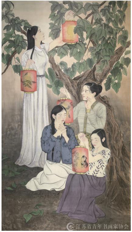 周程曦的工笔画创作浅析