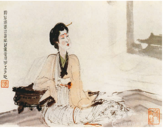 image.png 金陵已故画家傅抱石笔下的情与怨 协会文章